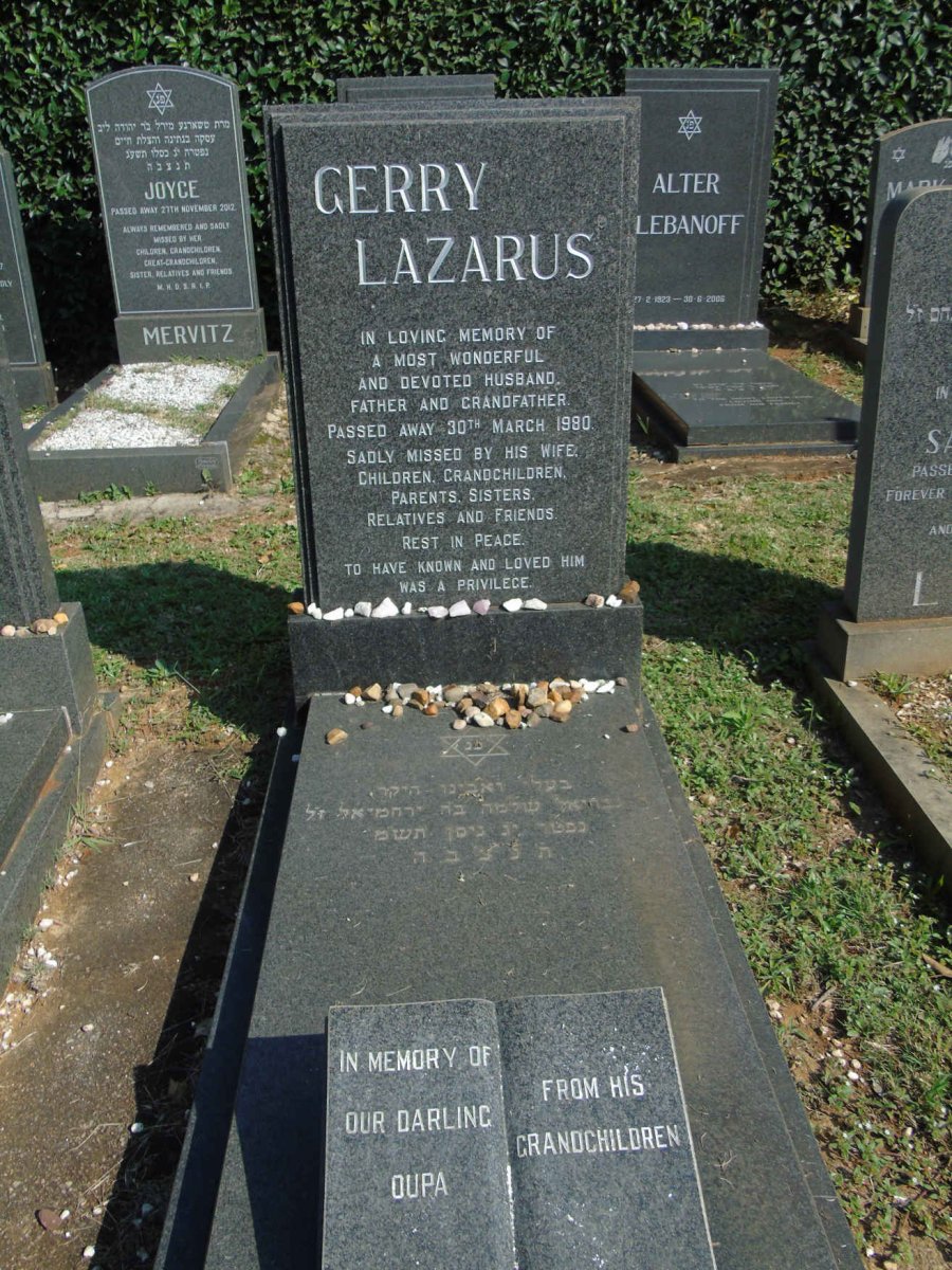 LAZARUS Gerry -1980