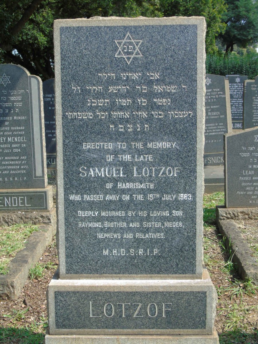 LOTZOF Samuel -1963