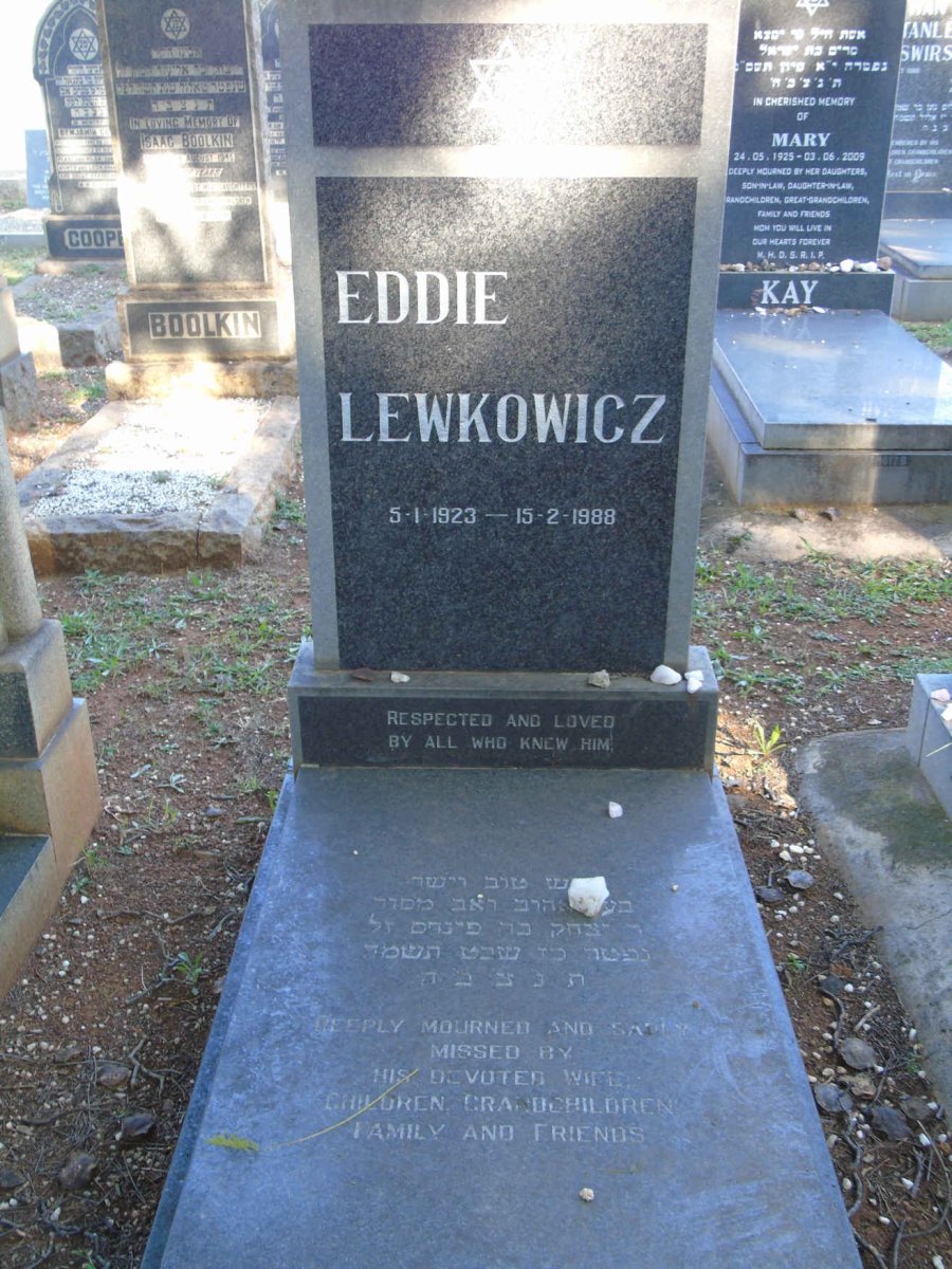 LEWKOWICZ Eddie 1923-1988