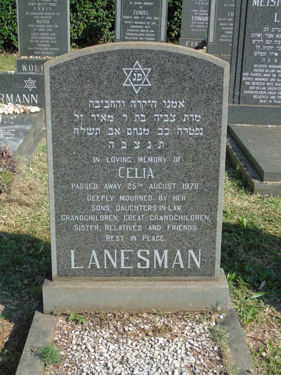 LANESMAN Celia -1978