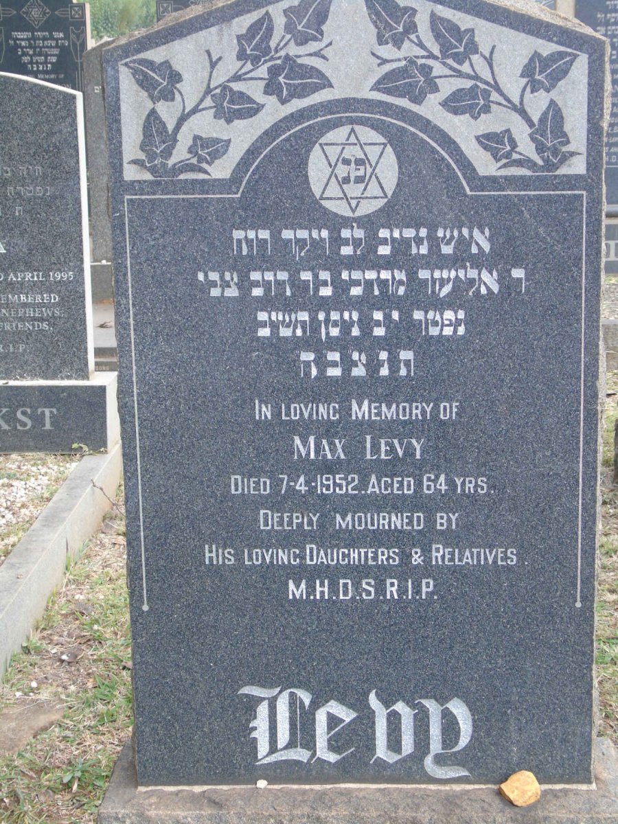 LEVY Max -1952