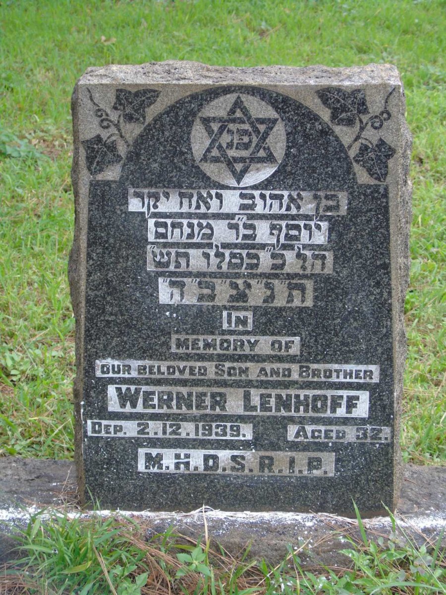 LENHOFF Werner -1939