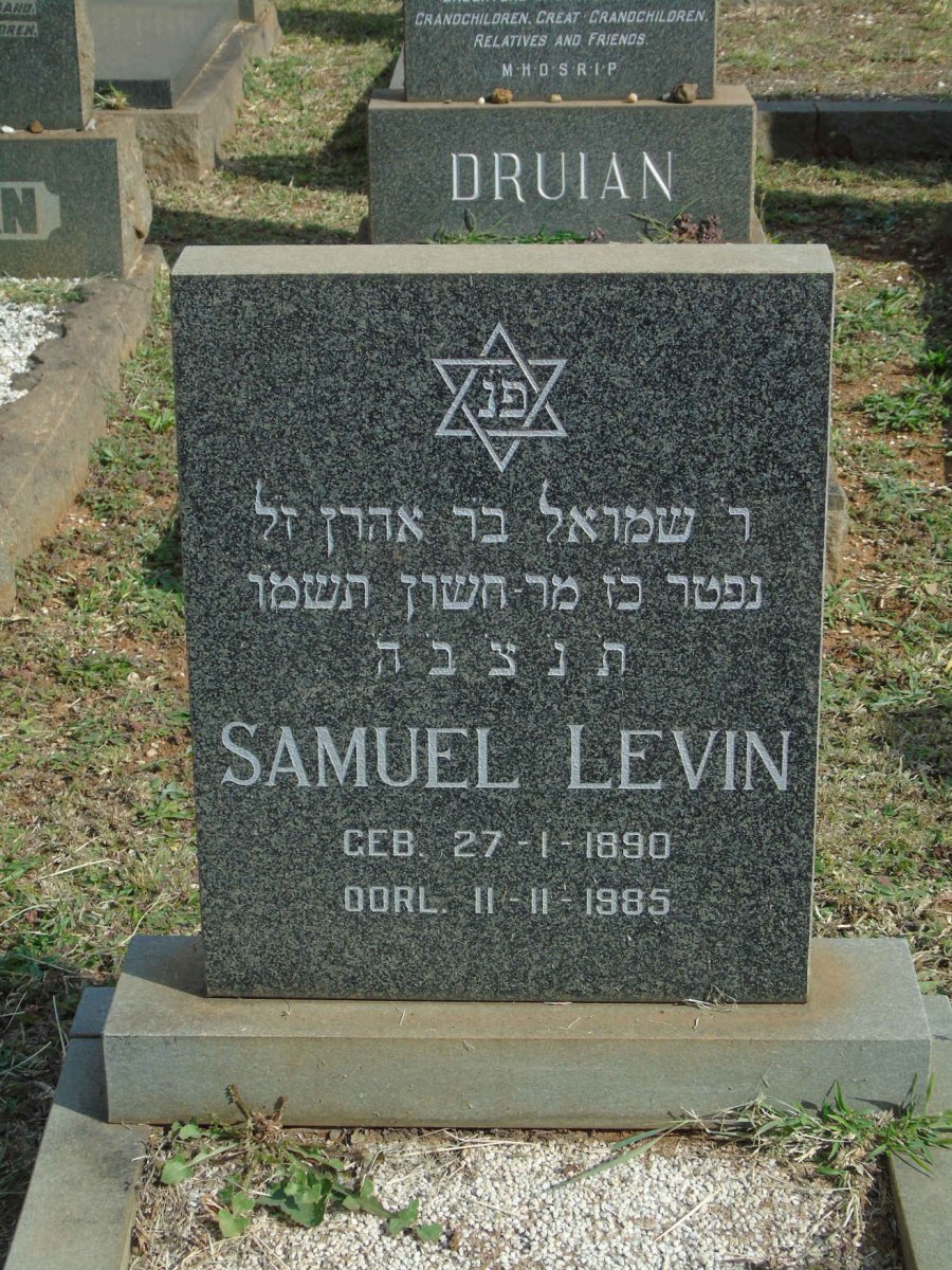 LEVIN Samuel 1890-1985