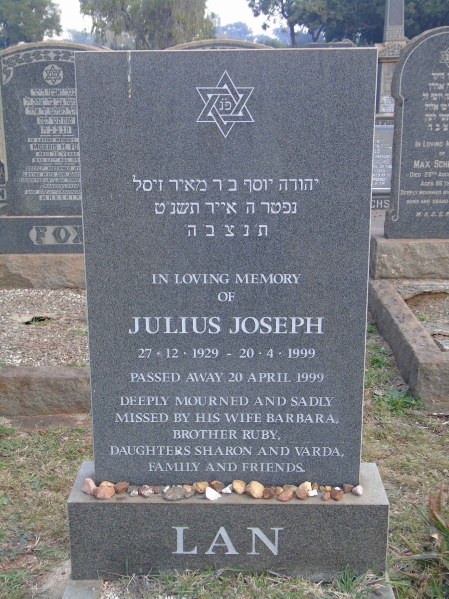 LAN Julius Joseph 1929-1999
