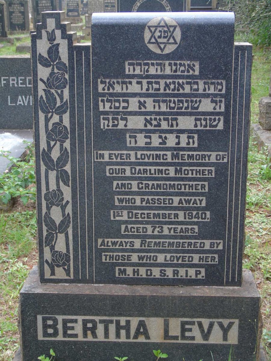 LEVY Bertha -1940