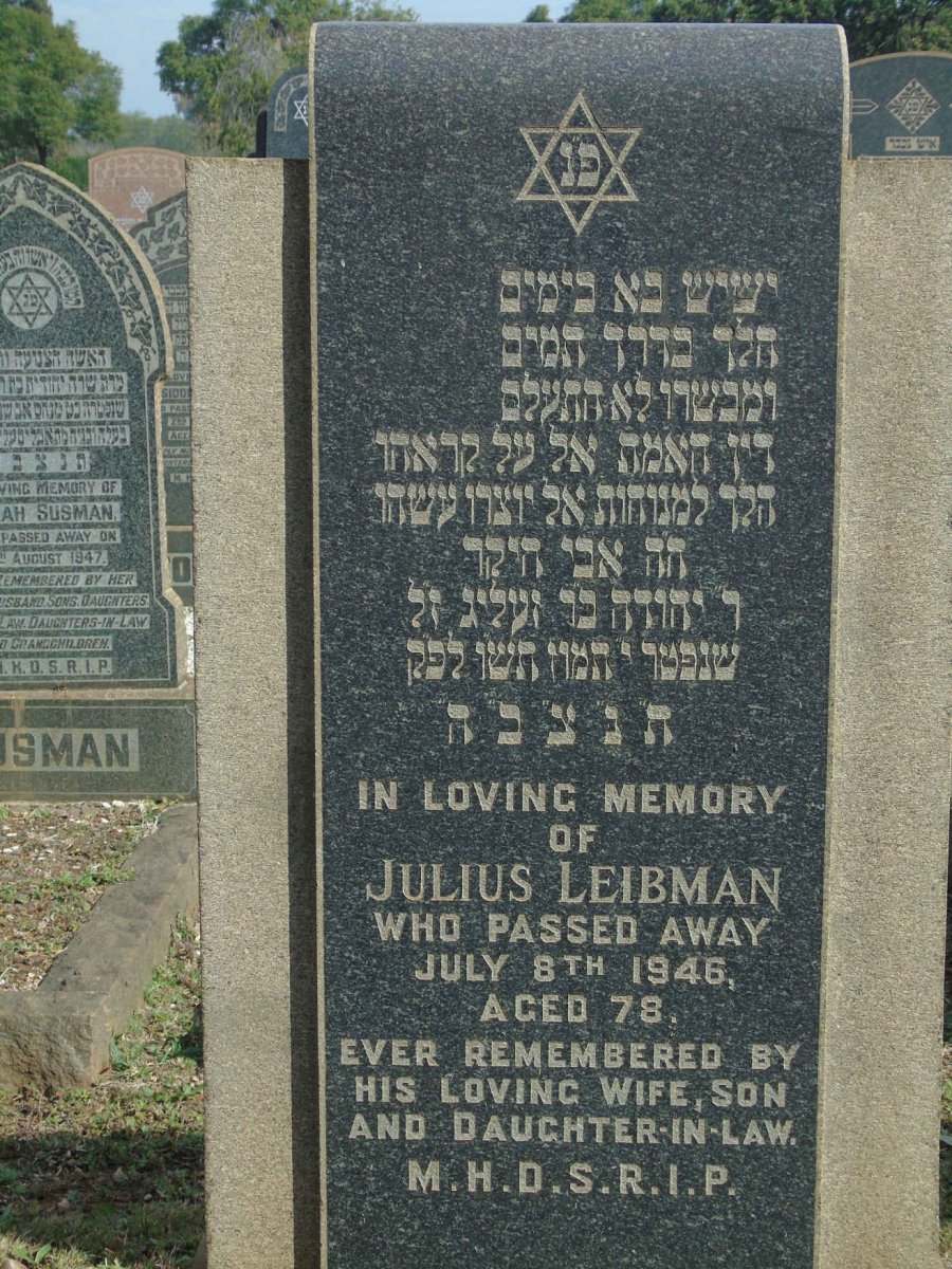 LEIBMAN Julius -1946