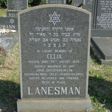 LANESMAN Celia -1978