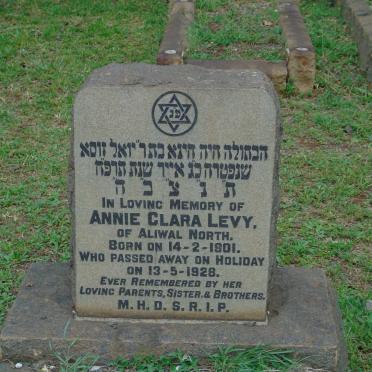 LEVY Annie Clara 1901-1928