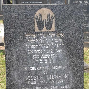 LIEBSON Joseph -1961