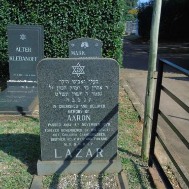 LAZAR Aaron -1978
