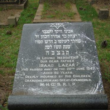 LAZAR Isaac -1947