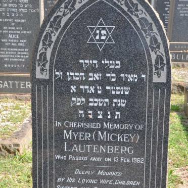 LAUTENBERG Myer -1962
