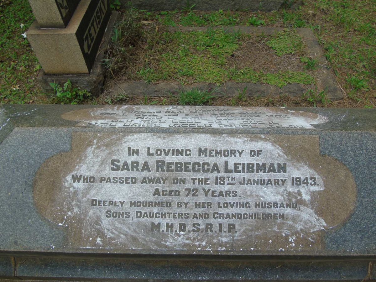 LEIBMAN Moritz -1946 & Sara Rebecca -1943_3