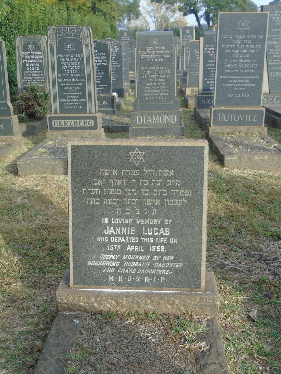 LUCAS Jannie -1958