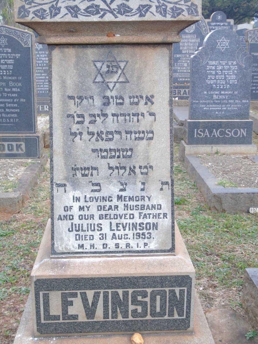 LEVINSON Julius -1953