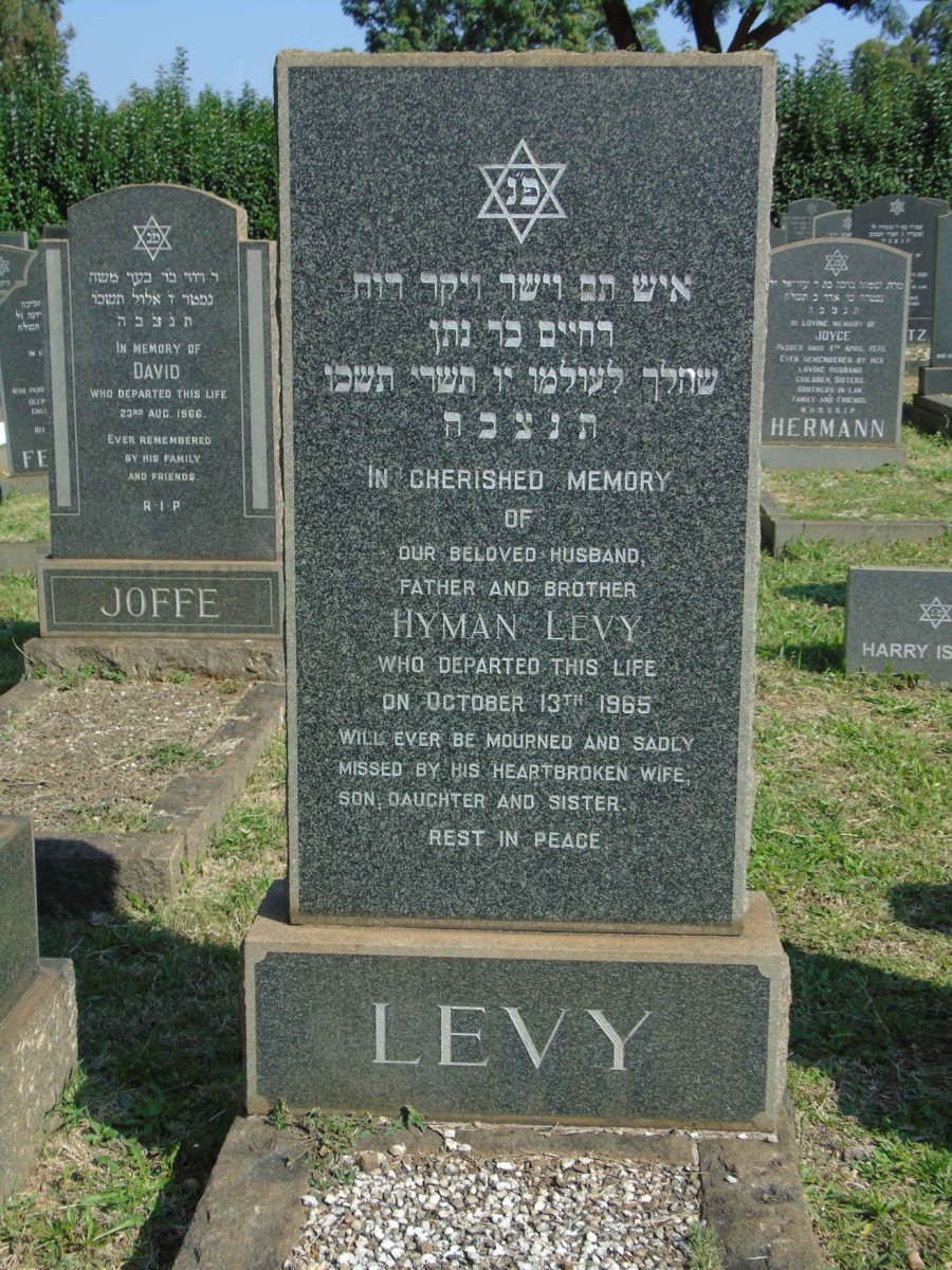 LEVY Hyman -1965