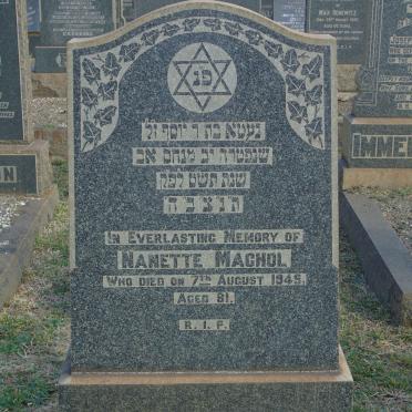 MACHOL Nanette -1945