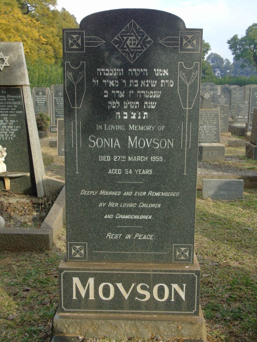 MOVSON Sonia -1959
