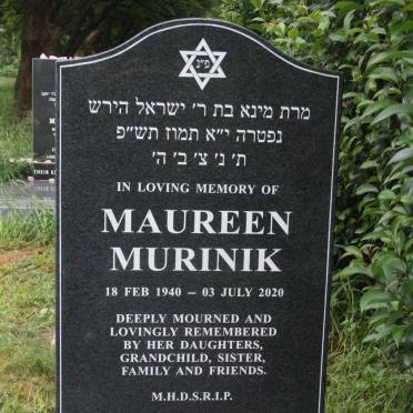 MURINIK Maureen 1940-2020