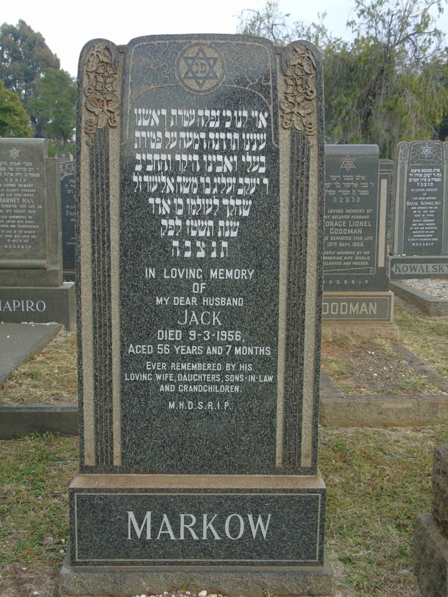 MARKOW Jack -1956