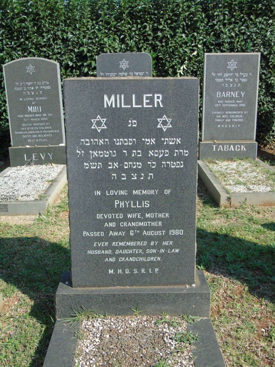 MILLER Phyllis -1980
