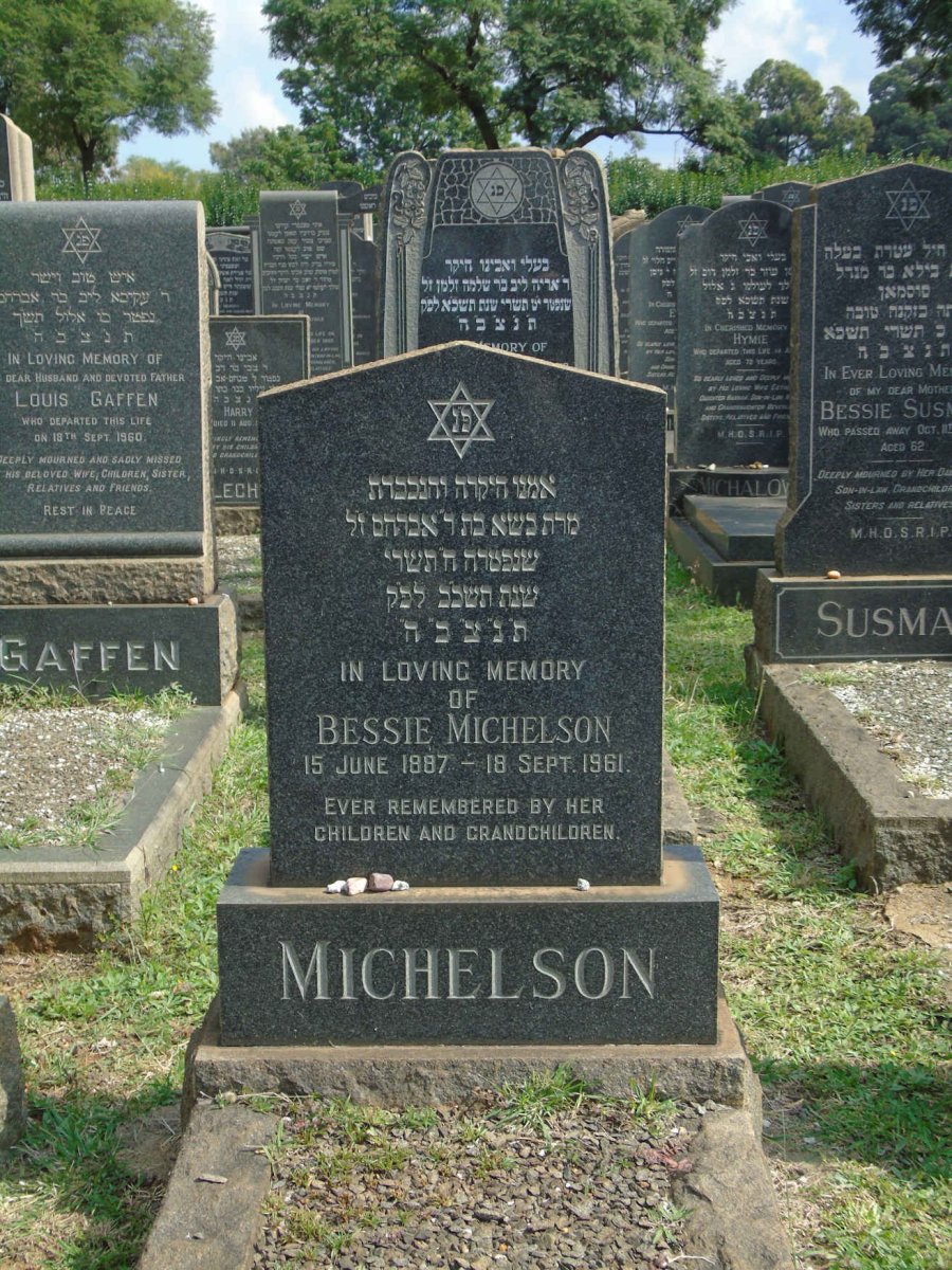 MICHELSON Bessie 1887-1961