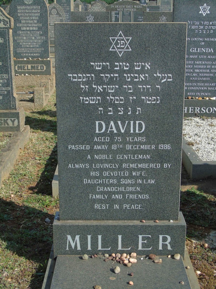 MILLER David -1986
