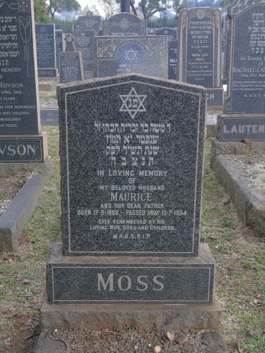 MOSS Maurice 1888-1954
