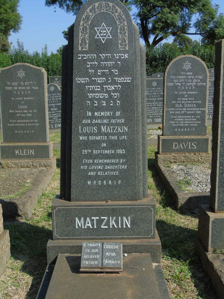 MATZKIN Louis -1965