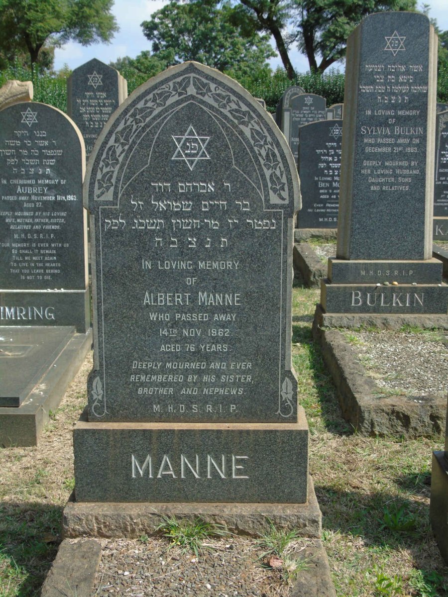 MANNE Albert -1962