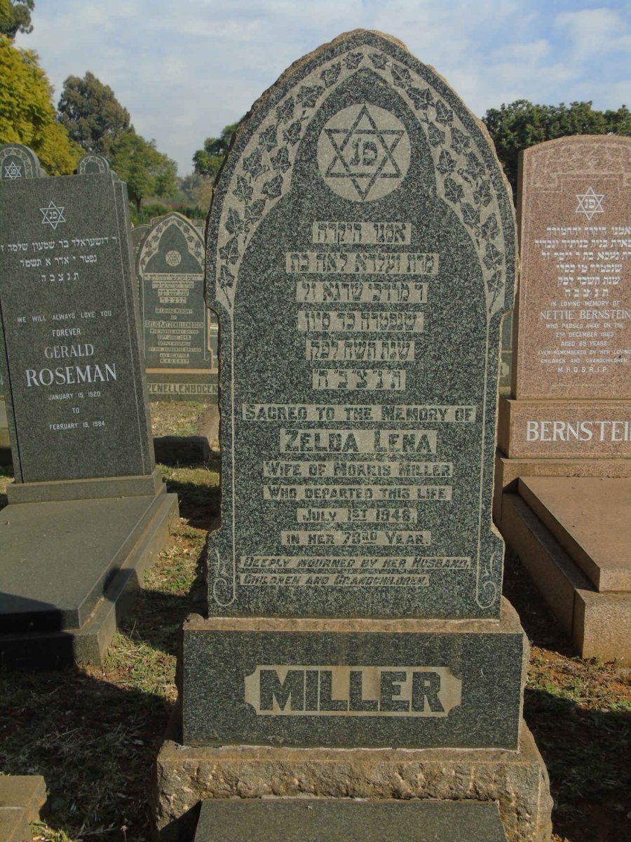 MILLER Zelda Lena -1948