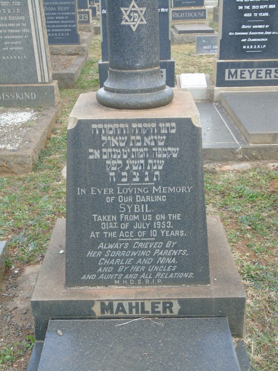 MAHLER Sybil -1953