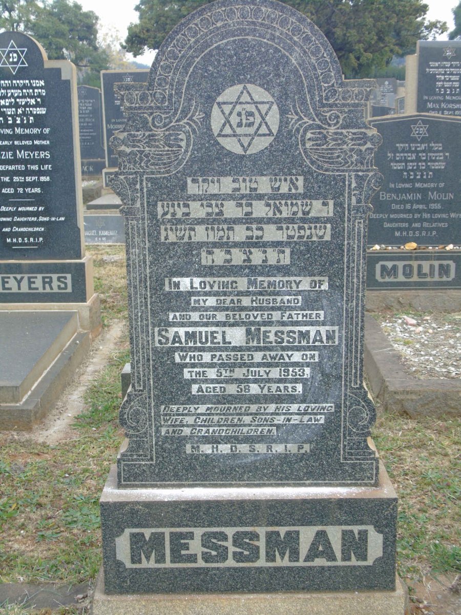 MESSMAN Samuel -1953