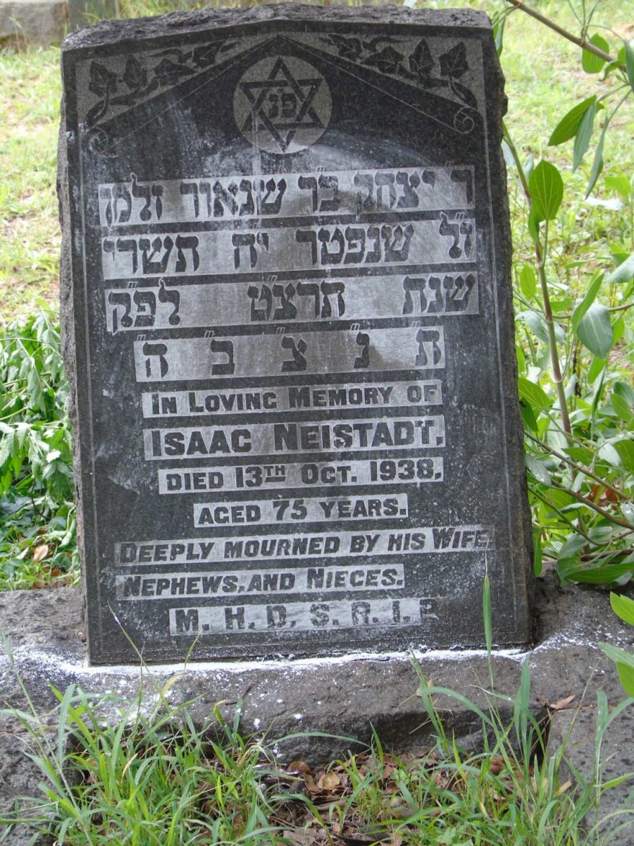 NEISTADT Isaac -1938