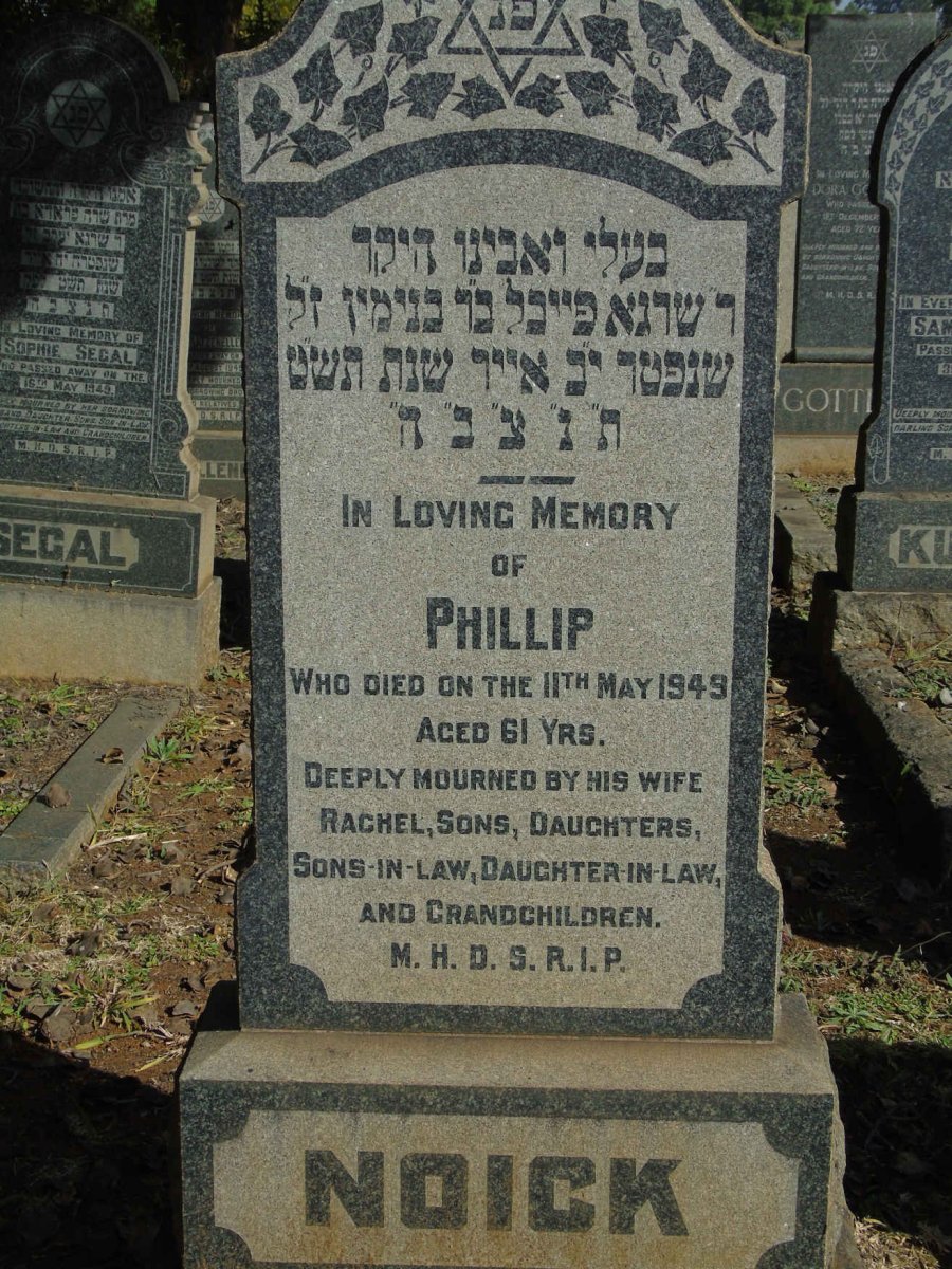 NOICK Phillip -1949