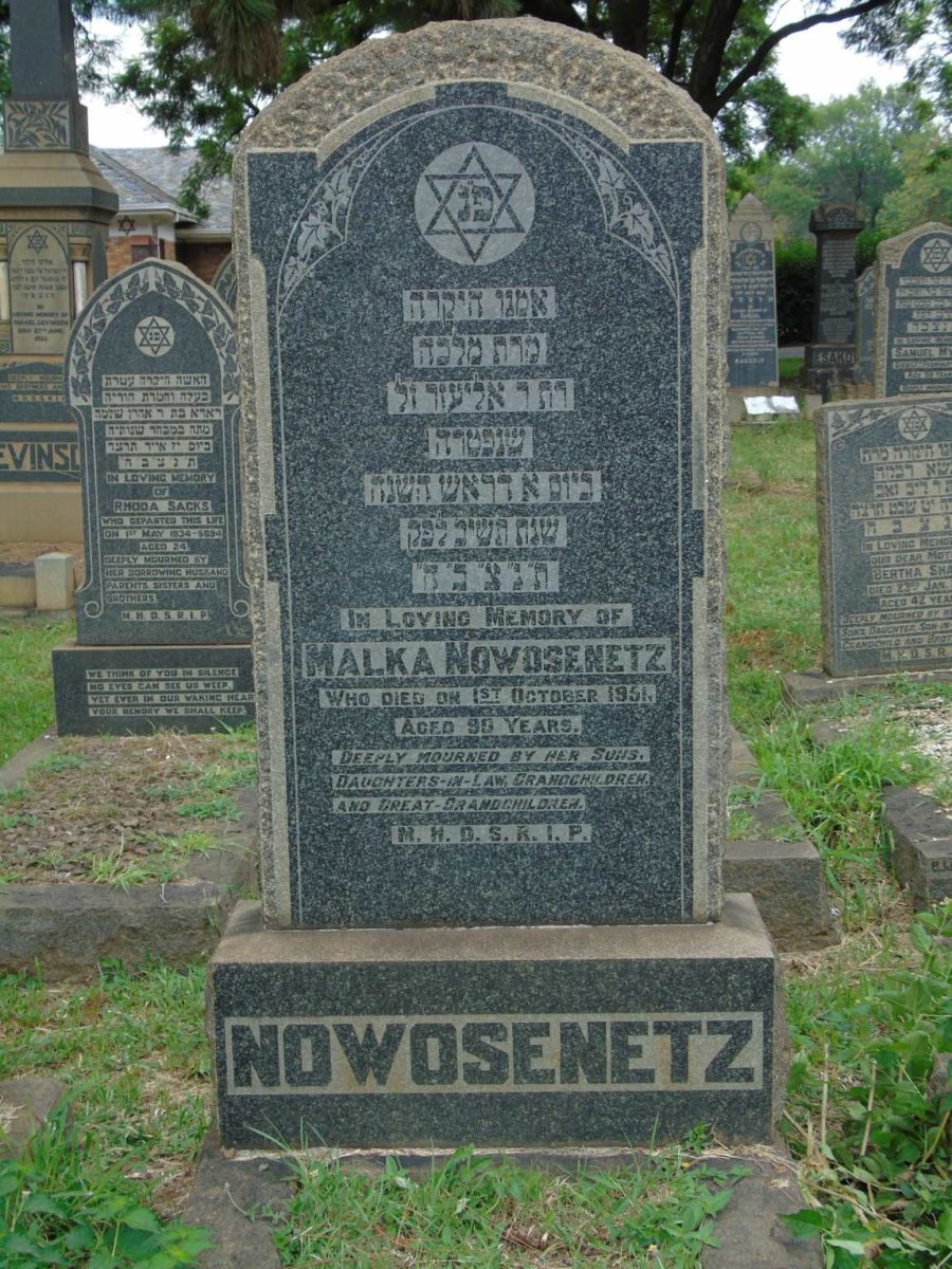 NOWOSENETZ Malka -1951