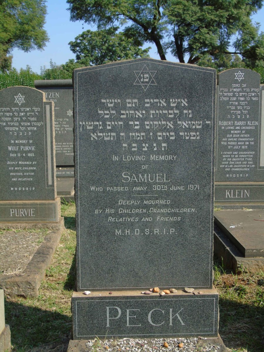 PECK Samuel -1971