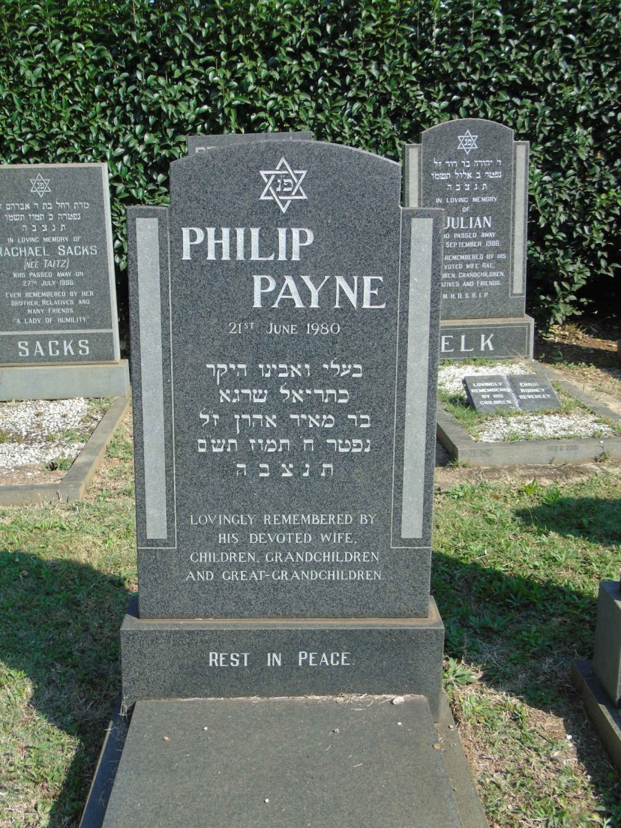 PAYNE Philip -1980