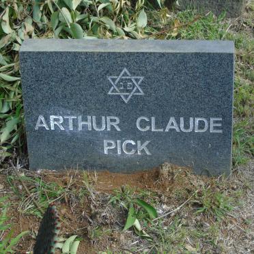 PICK Arthur Claude