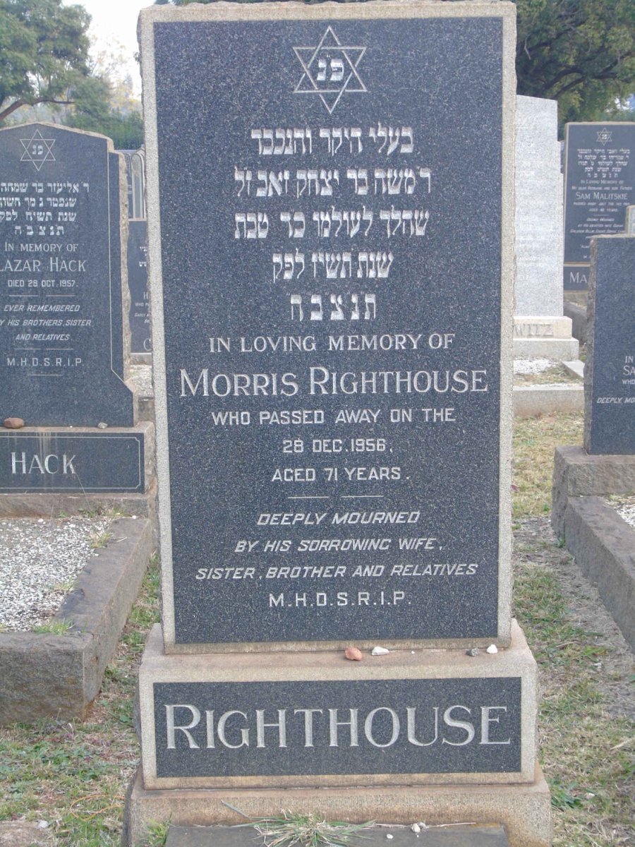 RIGHTHOUSE Morris -1956