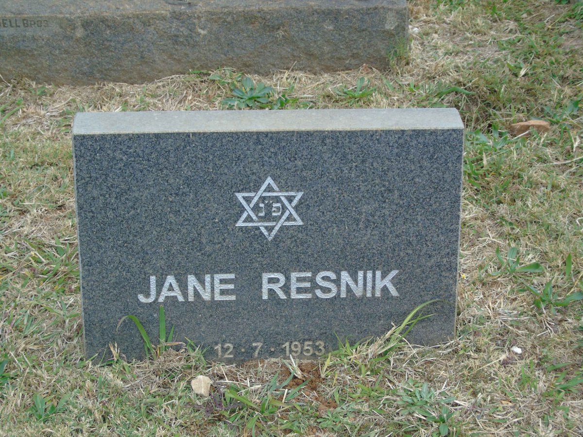 RESNIK Jane -1953