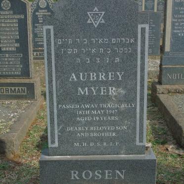 ROSEN Aubrey Myer -1947