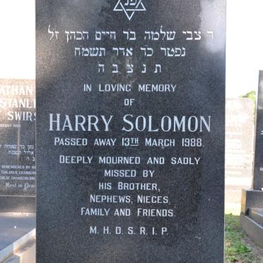 RUDAIZKY Harry Solomon -1988