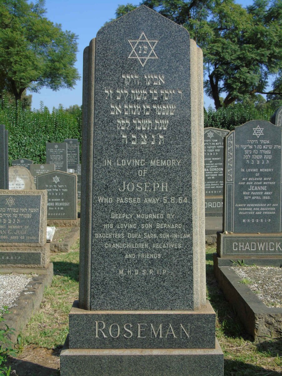 ROSEMAN Joseph -1964