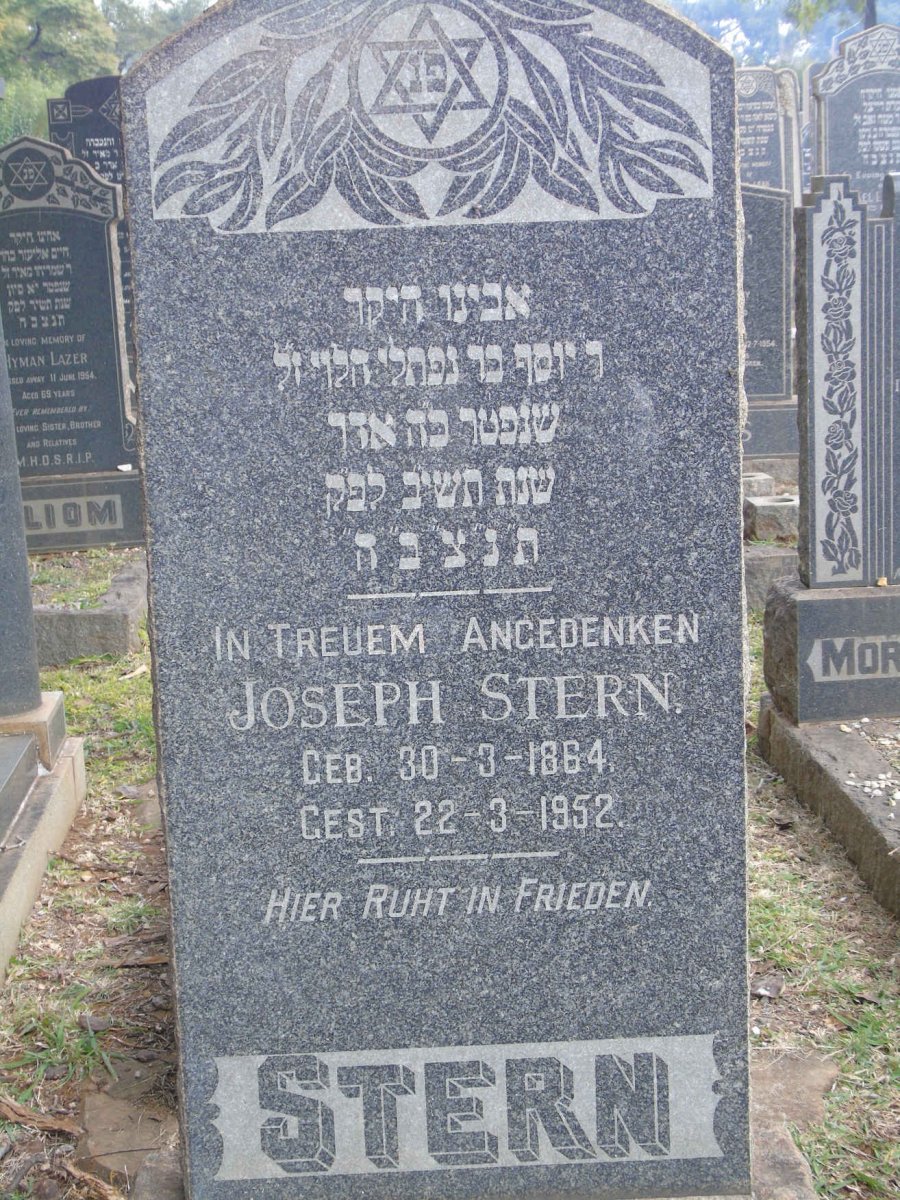 STERN Joseph 1864-1952