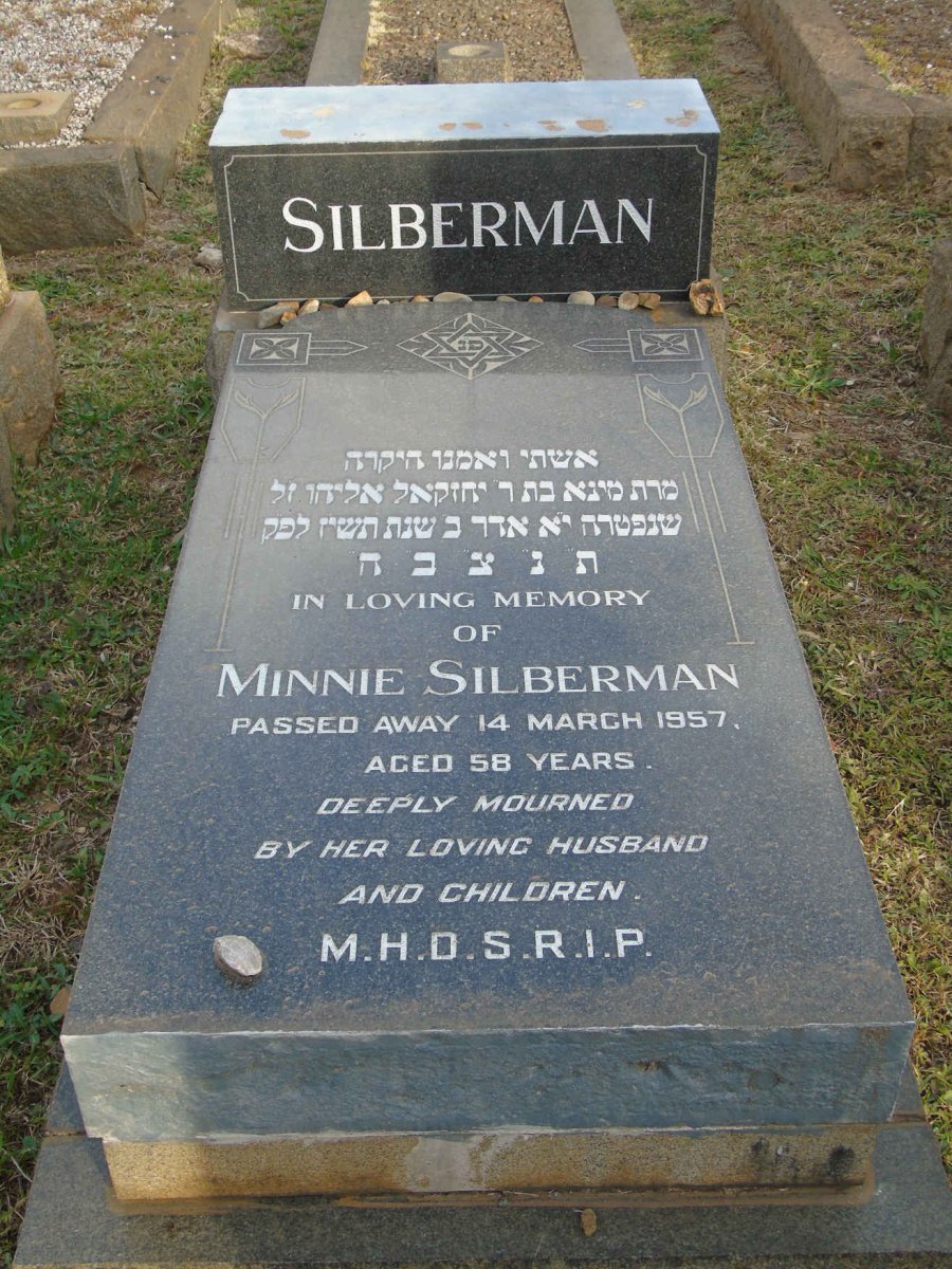 SILBERMAN Minnie -1957