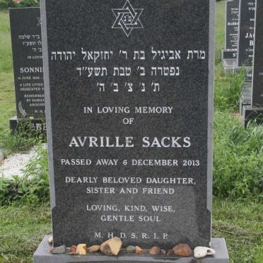 SACKS Avrille -2013