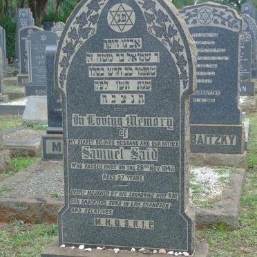 SAID Samuel -1945