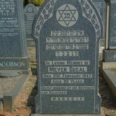 SEGAL Meyer -1947