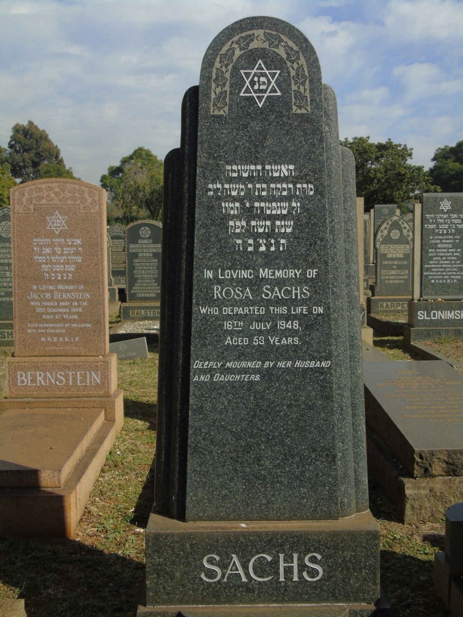 SACHS Rosa -1948
